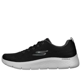 Go Walk Flex Schnürschuhe «Schwarz Grau»
