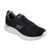 Go Walk Flex Schnürschuhe «Schwarz Grau»