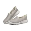 Go Walk Joy Slipper Grau/Kastanie