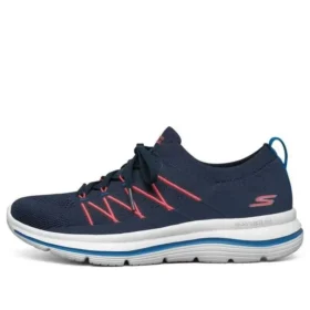 Go Walk Stretch Fit Sportschuhe Blau/Weiss/Orange