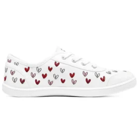 Goldcrown x Skechers Bobs B Cool Low-Top Sneaker Weiss/Rot