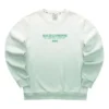 Gradient Letter Crew Sweatshirt «Green White»