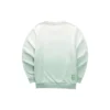 Gradient Letter Crew Sweatshirt «Green White»