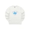 Grafik-Crew-Pullover „Schwarz Weiss Rosa Blau Grau“