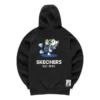 Grafik-Hoodies «Black White Blue»