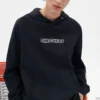Grafik-Hoodies «Black White Blue»