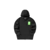 Grafik-Hoodies «Black White Green»
