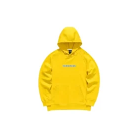 Grafik-Hoodies „Gelb-Weiss-Blau“