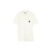 Grafik-Poloshirt „Grey White“
