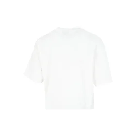 Grafik-T-Shirt „Weiss Schwarz“