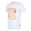 Grafik-T-Shirt „White Orange“