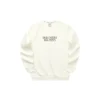 Graphic Crew Sweater «Weiss Schwarz Grau»