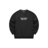 Graphic Crew Sweater «Weiss Schwarz Grau»