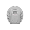 Graphic Crew Sweater «Weiss Schwarz Grau»