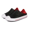 Guzman Slippers «Black Red»