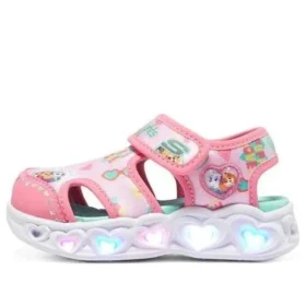 Heart Lights Sandalen «Pink White»