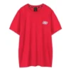 Herren Skechers Printing S Knit Kurzarm-Shirt Racing Red