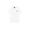 Herren Skechers Printing S Strick-T-Shirt mit kurzen Ärmeln, weiss