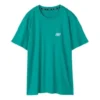 Herren-Skechers-T-Shirt mit lockerem Aufdruck, atmungsaktiv, kurzärmelig, blau