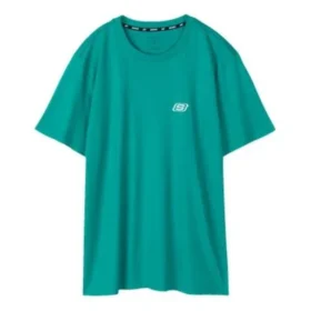 Herren-Skechers-T-Shirt mit lockerem Aufdruck, atmungsaktiv, kurzärmelig, blau