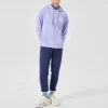 Hoodie mit Grafikprint „Purple White“