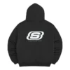 Hoodie mit Logo-Print „Schwarz-Weiss“