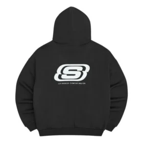 Hoodie mit Logo-Print „Schwarz-Weiss“
