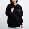 Hoodie mit Logo-Print „Schwarz-Weiss“