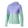 Jacke mit durchgehendem Reissverschluss «Green Purple»