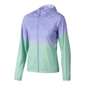 Jacke mit durchgehendem Reissverschluss «Green Purple»
