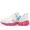 James Goldcrown x Skechers D‘ Lites Crystal Low-Top-Laufschuhe Rosa/Weiss