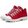 Jeremy Ville x Skechers Roadies High-Top-Canvas-Schuhe Rot/Weiss