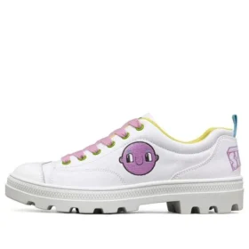 Jeremyville x Skechers Roadies Low-Top-Canvas-Schuhe Weiss
