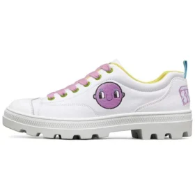 Jeremyville x Skechers Roadies Low-Top-Canvas-Schuhe Weiss