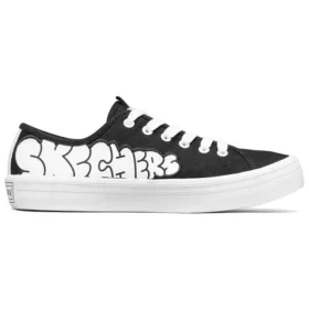 Jeremyville x Skechers V»Lites Low-Top Sneaker Schwarz/Weiss