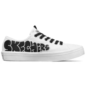 Jeremyville x Skechers V»Lites Low-Top Sneaker Weiss/Schwarz