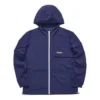Kapuzen-Windjacke, leichte, dünne Freizeitjacke „Blau-Weiss“