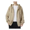 Kapuzenjacke mit durchgehendem Reissverschluss «Tan»