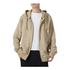Kapuzenjacke mit durchgehendem Reissverschluss «Tan»