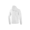 Kapuzenjacke mit durchgehendem Reissverschluss «White Black»