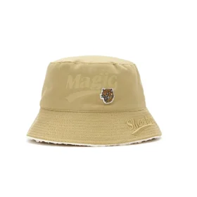 Klassischer Fischer-Hut mit Logo-Buchstabenprint „Tan“