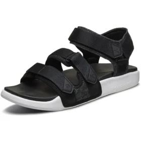 Klettverschluss Outdoor-Sport Schwarz-Weiss Sandalen