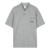 Kurzarm-Poloshirt «Grey»