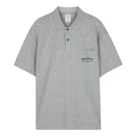 Kurzarm-Poloshirt «Grey»