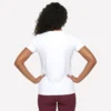 Kurzarm-T-Shirt mit Blumen-Diamant-Print