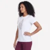 Kurzarm-T-Shirt mit Blumen-Diamant-Print