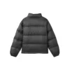 Kurze Daunenjacke „Schwarz Blau Weiss“