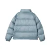 Kurze Daunenjacke „Schwarz Blau Weiss“