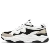 Lander S Schuhe «White Black Beige»