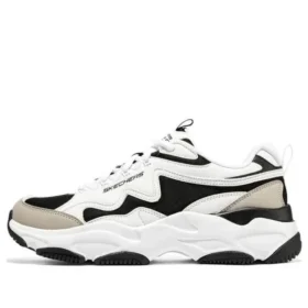 Lander S Schuhe «White Black Beige»